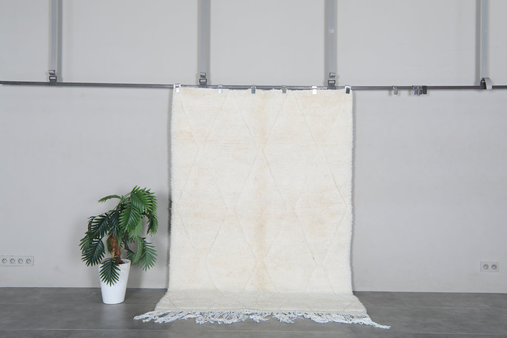 Handmade Moroccan Rug 5.1 x 7.6 Feet - Handmade Berber Rug - Moroccan Wool Rug