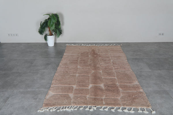 Handmade Moroccan Rug 4.7 x 7.6 Feet - Handmade Berber Rug - Moroccan Wool Rug