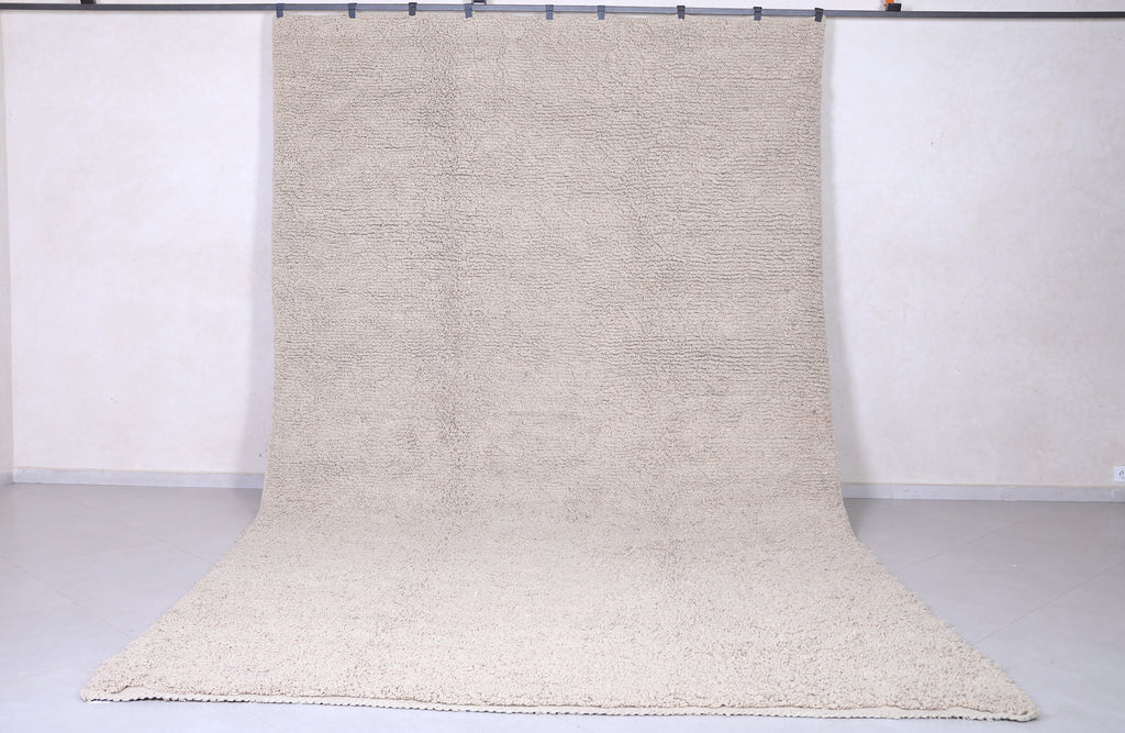 Moroccan beige rug - Azilal rug - Wool rug
