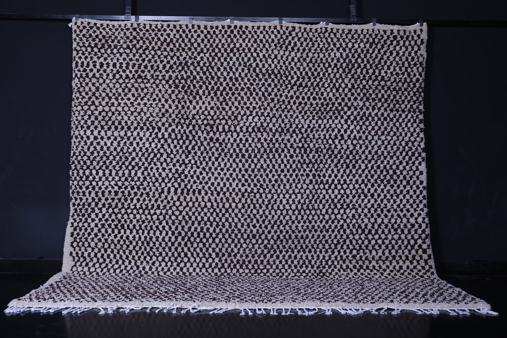 Moroccan checkered rug - Moroccan rug - Wool rug