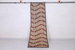 handmade tuareg rug 2.5 X 8.3 Feet