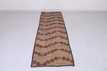 handmade tuareg rug 2.5 X 8.3 Feet