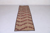 handmade tuareg rug 2.5 X 8.3 Feet
