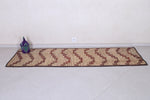 handmade tuareg rug 2.5 X 8.3 Feet