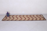 handmade tuareg rug 2.5 X 8.3 Feet