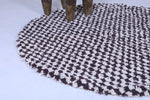 Round Moroccan wool 5 Feet