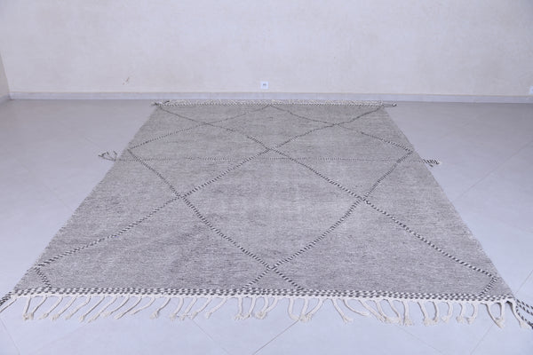 Gray Kilim rug - Moroccan rug -  All wool