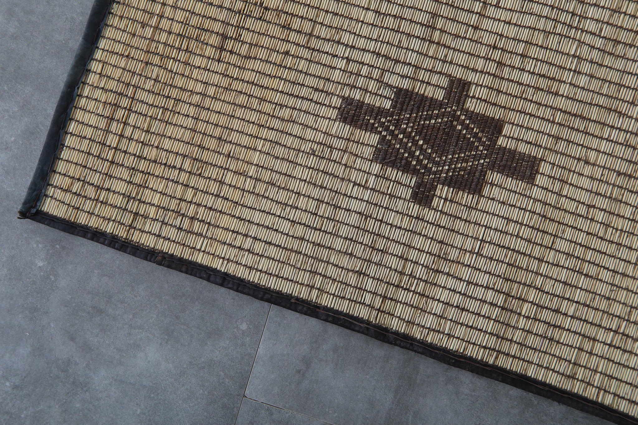 Mauritanian tuareg rug 3 x 9 feet handmade african rug - reed rug ...