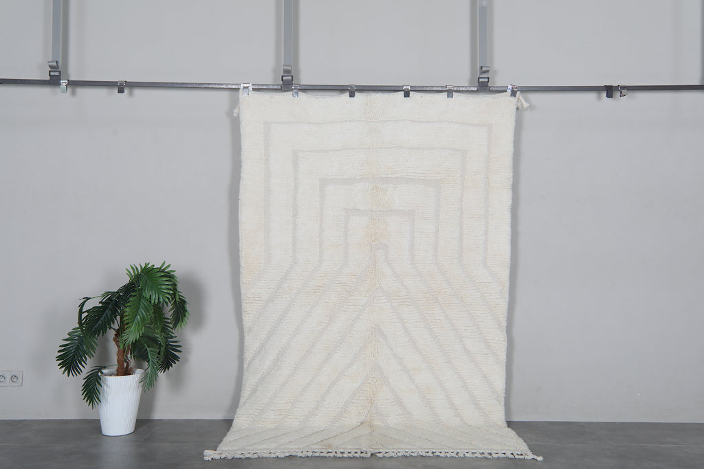 Handmade Moroccan Rug 5 x 7.6 Feet - Handmade Berber Rug - Moroccan Wool Rug
