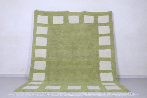 Green Moroccan carpet - Custom handmade shag rug