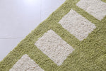 Green Moroccan carpet - Custom handmade shag rug