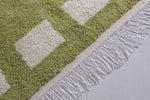 Green Moroccan carpet - Custom handmade shag rug