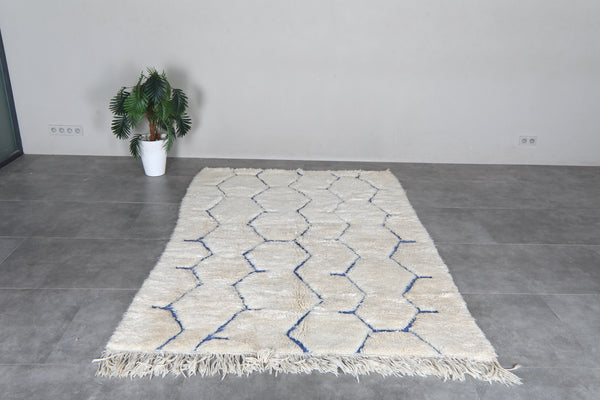 Handmade Moroccan Rug 5.4 x 8.1 Feet - Handmade Berber Rug - Moroccan Wool Rug