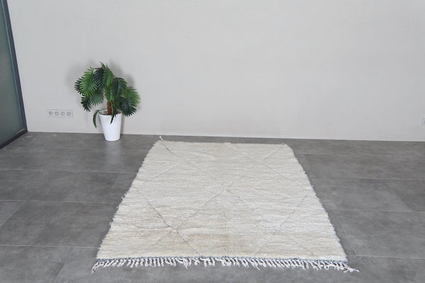 Handmade Moroccan Rug 5 x 7 Feet - Handmade Berber Rug - Moroccan Wool Rug