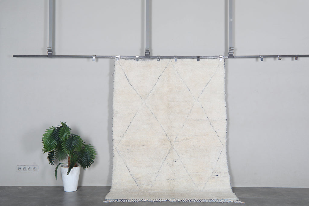 Handmade Moroccan Rug 5 x 7 Feet - Handmade Berber Rug - Moroccan Wool Rug