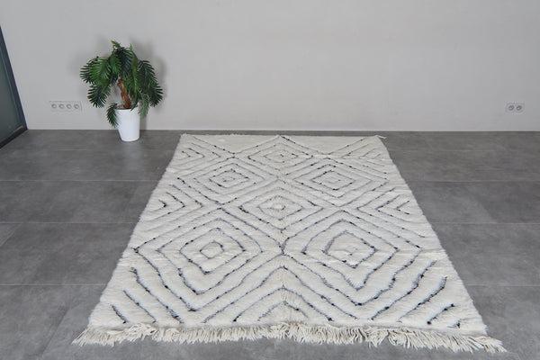Handmade Moroccan Rug 5.9 x 7.9 Feet - Handmade Berber Rug - Moroccan Wool Rug