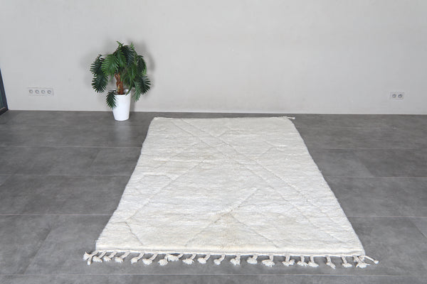 Handmade Moroccan Rug 5.1 x 8.1 Feet - Handmade Berber Rug - Moroccan Wool Rug