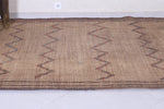 Vintage handmade moroccan tuareg rug 5.8 X 9.1 Feet