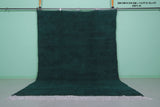 Dark Green Moroccan Rug – 7.4 x 10.1 ft | Luxurious Home Accent