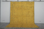 Yellow Moroccan rug 8.6 ft x 10.6 ft