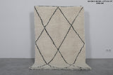 Moroccan wool rug 4 FT X 6.1 FT