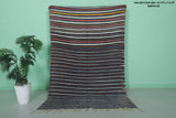 Handwoven Moroccan kilim 4.7 FT X 7.3 FT