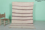 Exquisite Flat-Woven Berber Moroccan Rug | Timeless Handwoven Beauty