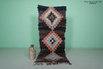 Vintage Handmade Moroccan Berber Runner Rug – 3.1 x 7.7 ft | Unique Moroccan Carpet