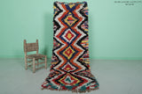 Handmade Colorful Runner Rug – 2.6 x 7 FT