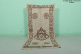 Moroccan rug 3 X 6.3 FEET