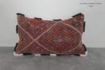 Handwoven Moroccan Kilim Pillow – 12.9 inches x 21.6 inches