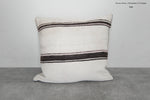 Handwoven Moroccan Kilim Pillow – 16.5 inches x 17.3 inches