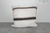 Handwoven Moroccan Kilim Pillow – 16.5 inches x 17.3 inches
