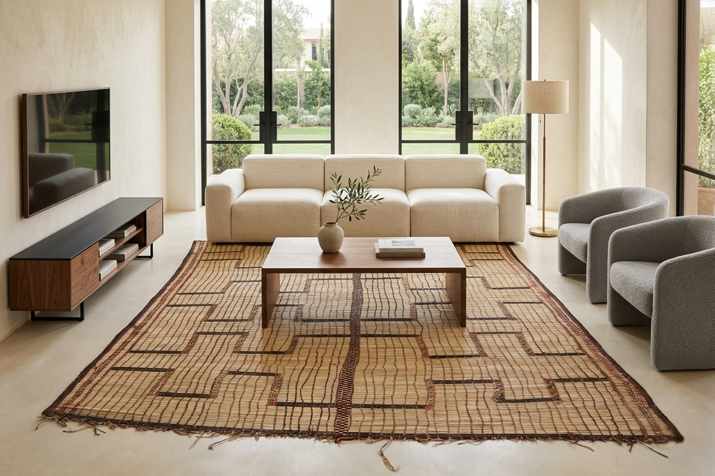 Tuareg rug 5.7 X 7.5 Feet