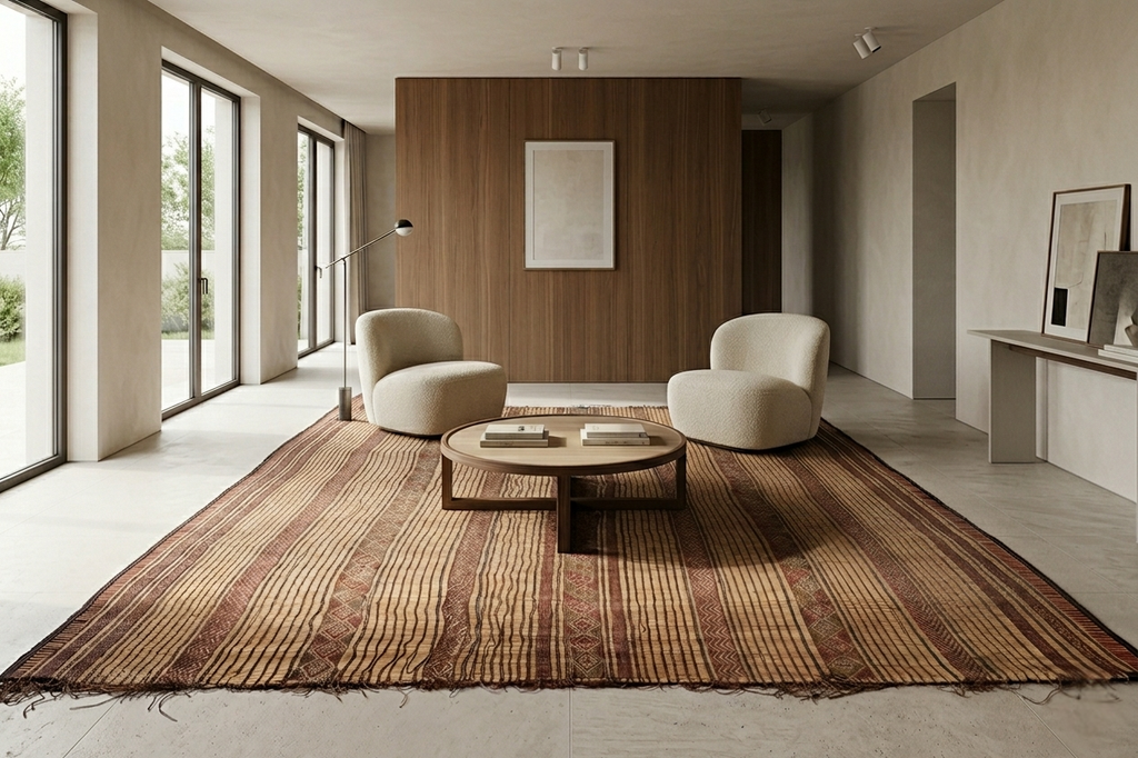 Tuareg rug 6.1 X 8.9 Feet