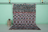 Hand-knotted Moroccan rug 4.9 ft x 6.3 ft