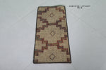 Tuareg Rug - 1.4 x 2.8 ft Handwoven Natural Fiber Mat