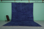 Handmade Large Blue Moroccan Rug - 10.1 x 14.7 ft