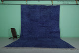 Handmade Large Blue Moroccan Rug - 10.1 x 14.7 ft