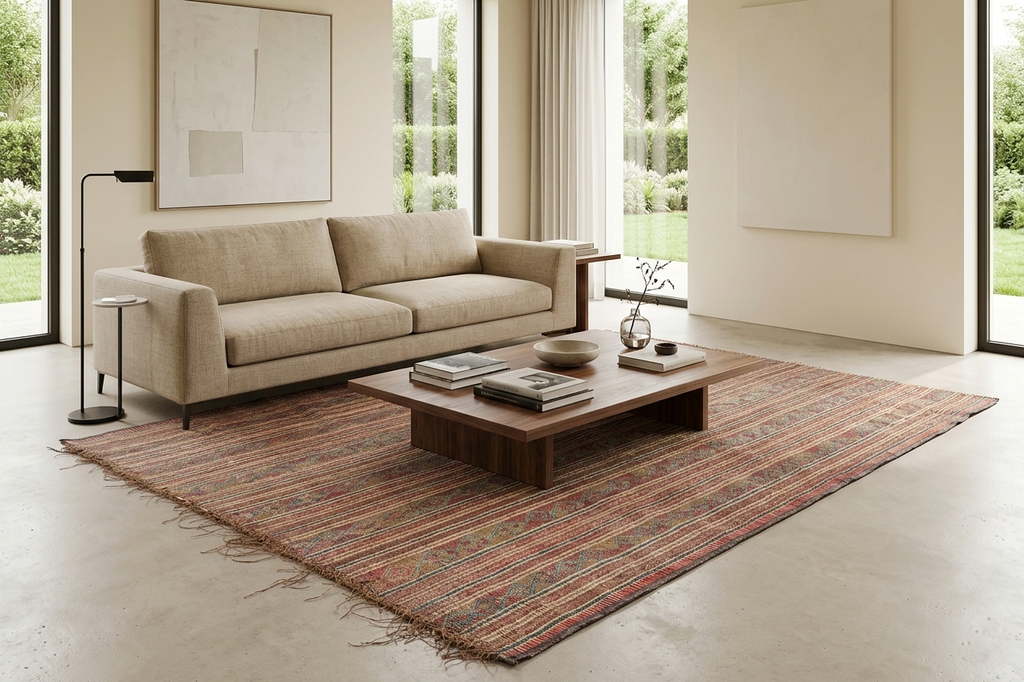 African tuareg rug 6.1 X 9.1 Feet