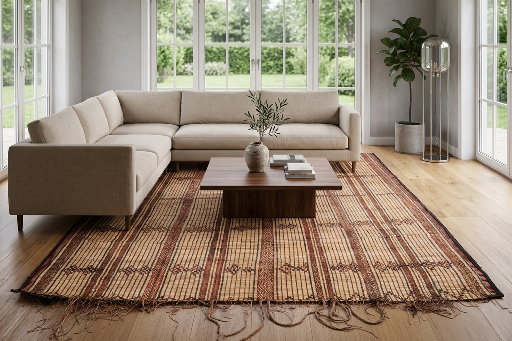 African tuareg rug 5.9 X 8.9 Feet