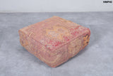 Moroccan vintage ottoman pouf