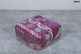 Moroccan vintage ottoman pouf