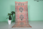 Berber Moroccan Runner Carpet | Handmade 3.4 FT X 8 FT
