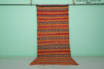 Handmade Berber Carpet - 4.9 X 11.4 Feet | Moroccan Tribal Rug