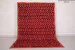 Vintage Khemisset Mat – 6.6 x 9.2 ft | Red Diamond Motif