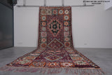 Large Vintage Boujaad Moroccan Rug – 6.9 x 16.3 FT, Elegant Handmade Carpet with Rich Patterns