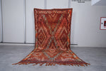 Vintage Moroccan rug 5.7 X 11.5 Feet