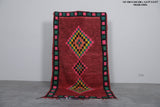 Traditional Moroccan Rug – 4.4 x 8 ft | Geometric Handmade Carpet