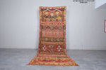Moroccan handmade rug 4.1 X 11.8 Feet